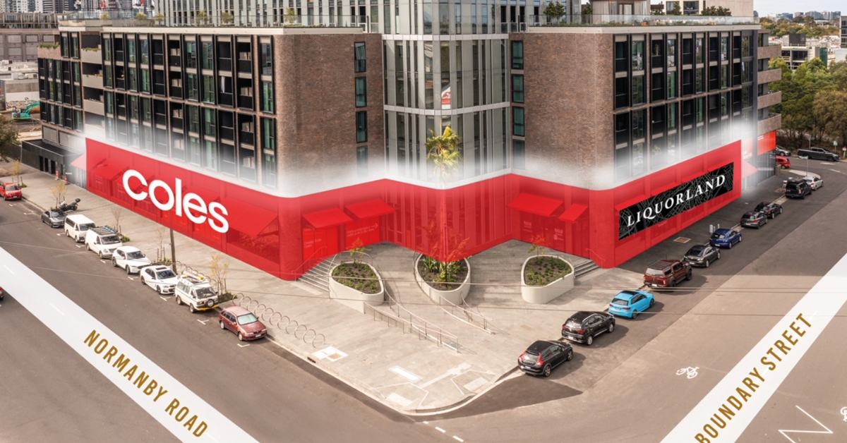 Coles Fishermans Bend site for sale