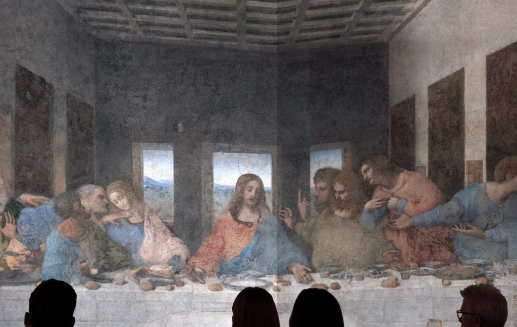 Da Vinci's The Last Supper, part of the Da Vinci experience at The Lume