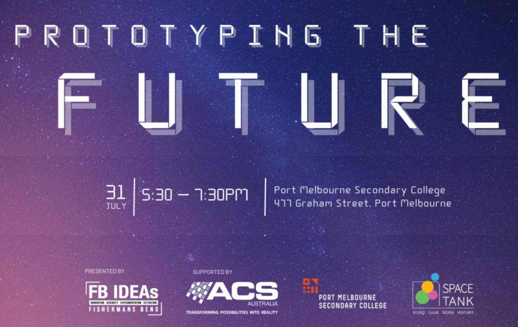 Promotional graphic for FB IDEAs Prototyping the Future event