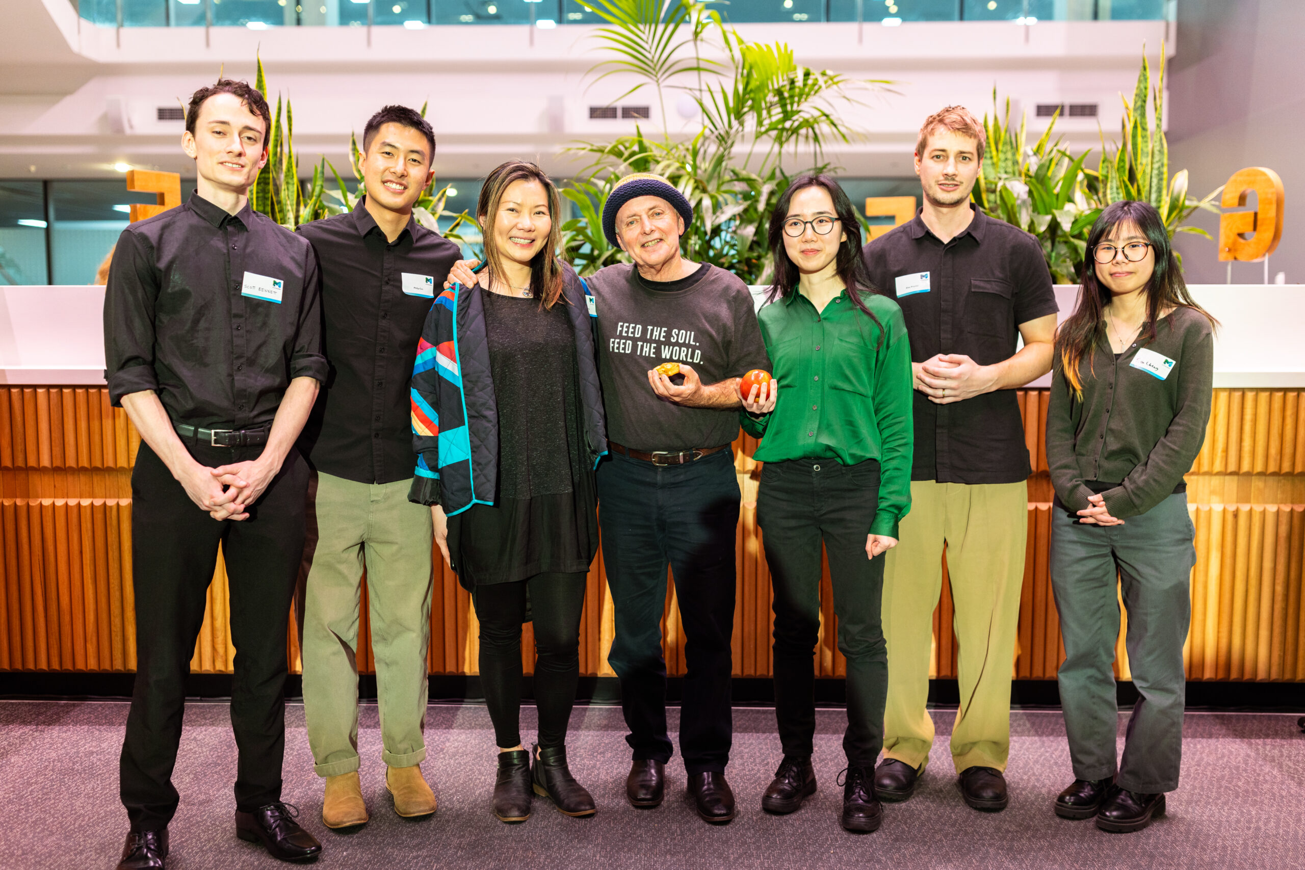 The finalists of the 2024 Fishermans Bend Digital Innovation Challenge at Pitch Night